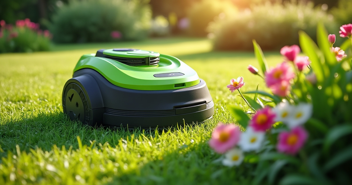 Bewässerungscomputer am Wasserhahn im Garten