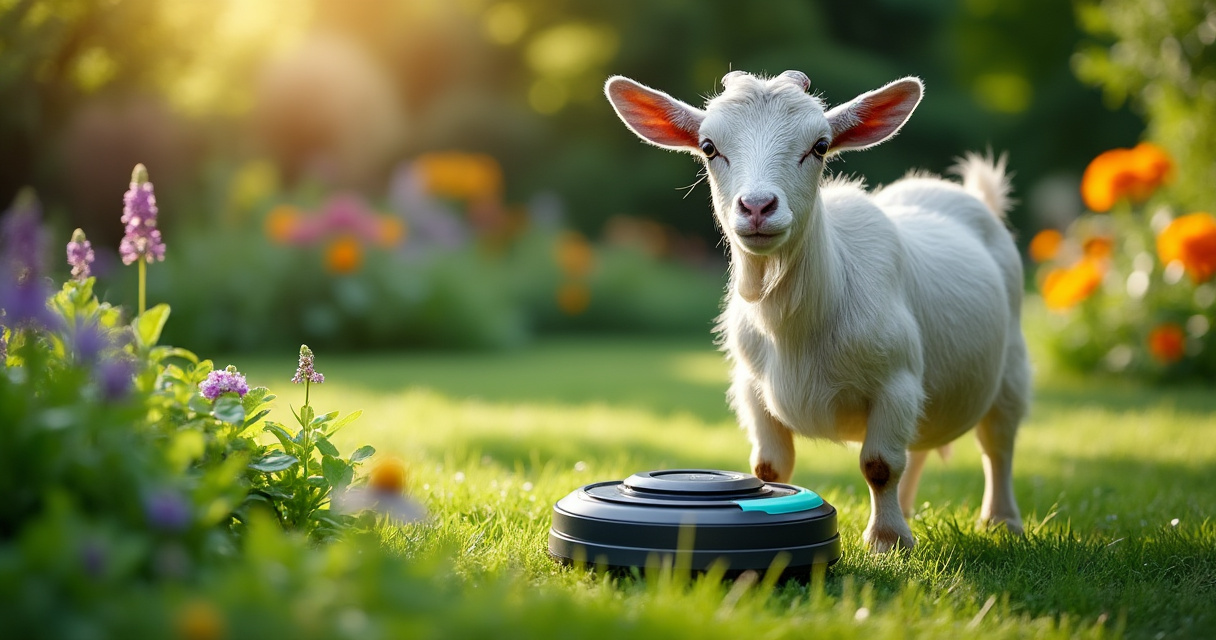 Ecovacs Goat Mähroboter mit KI-Hinderniserkennung