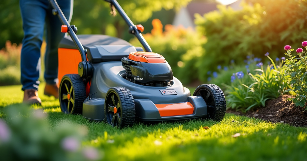 Husqvarna Automower Mähroboter auf gepflegtem Rasen